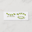 Buscar hierbas y especias tarjetas de visita Verde