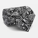 Buscar blanco y negro elegante corbatas Floral