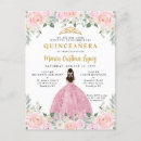 Buscar quinceanera bonito invitaciones Bonito florece rosa