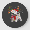 Buscar westie relojes de pared Cachorro
