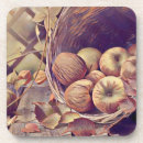 Buscar manzana roja posavasos Otoño