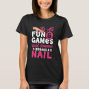 Buscar esmalte de uñas camisetas Técnico