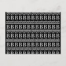 Buscar letra b postales Monograma