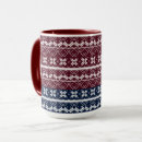 Buscar navidad noruego tazas Azul