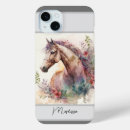 Buscar caballo único iphone fundas Acuarela