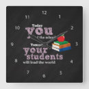 Buscar mujer relojes de pared Escuela