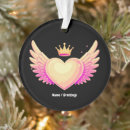 Buscar alas del ángel adornos Corazón