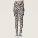 Buscar leopardo rojo leggings Negro