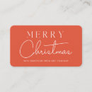 Buscar feliz navidad tarjetas de visita Tipografía