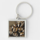 Buscar grano de café llaveros Bebida