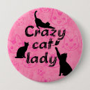 Buscar señora loca del gato chapas Divertido