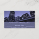 Buscar skyline tarjetas de visita Empresa