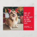 Buscar perros lindos postales Tarjeta de navidades divertidos