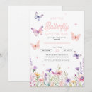 Buscar mariposa azul invitaciones Invitados