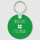 Buscar el día de st patrick llaveros Blanco
