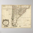 Buscar mapa ilustrado posters Del sur