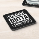 Buscar diseño blanco y negro posavasos Para todos