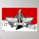 Buscar blanco negro rojo posters Para él