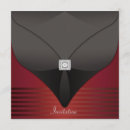 Buscar formal christmas party invitaciones Rojo