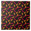 Buscar cerezas rojas azulejos Patrón de cereza
