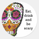 Buscar sugar skull pegatinas Día de los muertos