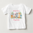 Buscar elefante lindo del bebé bebe camisetas Niña