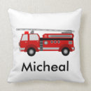 Buscar coche de bomberos cojines Rojo
