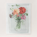 Buscar flores rojas puzzles Botánico