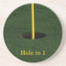 Buscar agujero en uno posavasos Diversión