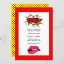 Buscar pop art invitaciones Retro