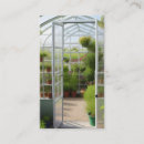 Buscar invernadero tarjetas de visita Vivero