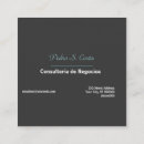 Buscar administrativo tarjetas de visita Consultor