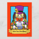 Buscar mad hatter invitaciones Sombrerero loco