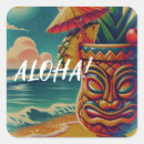 Buscar tiki pegatinas Hawaii