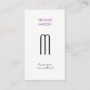 Buscar sleek tarjetas de visita Monograma