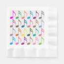 Buscar notas musicales coloridas servilletas Para todos