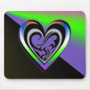 Buscar abrazos y besos alfombrillas de raton Corazón
