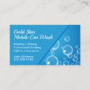 Buscar lavado tarjetas de visita Azul