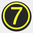 Buscar número 7 pegatinas Siete