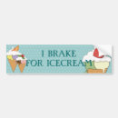 Buscar fresas pegatinas parachoque Helado
