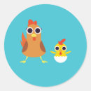 Buscar el bandido pegatinas Pollo