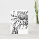 Buscar dibujo botánico tarjetas Blanco y negro