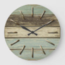 Buscar modelo rústico relojes de pared Madera