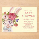 Buscar cute bunny invitaciones baby shower Acuarela