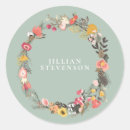 Buscar floral wreath pegatinas Para ella