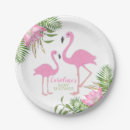 Buscar flamingo platos Ducha de bebé