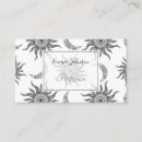 Buscar astrología tarjetas de visita Sol