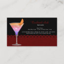 Buscar comerciante tarjetas de visita Barman