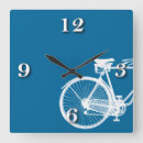 Buscar bicicleta azul relojes de pared Ciclismo