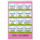 Buscar moderno calendarios 2025